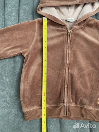 Толстовка на молнии с капюшоном 116 122