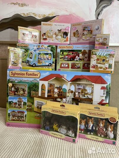 Sylvanian families дом со светом/много наборов