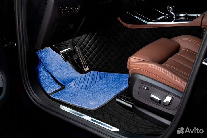3D Коврики Geely Салон Багажник из Экокожи