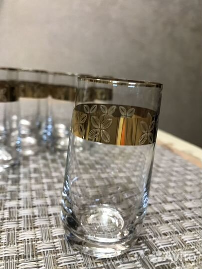 Хрустальные стаканы чехия