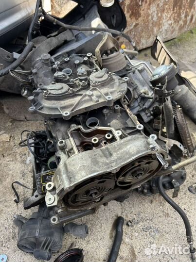 Гбц левая M272 в сборе муфты крышки mercedes