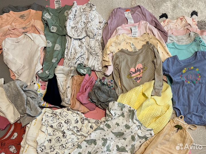 Огромный пакет/коробка детских вещей