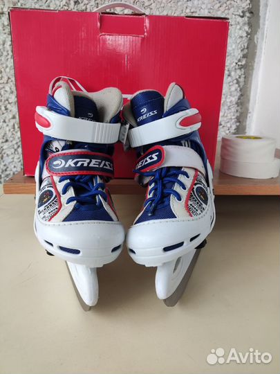 Коньки детские раздвижные (с 26 до 30 размера)