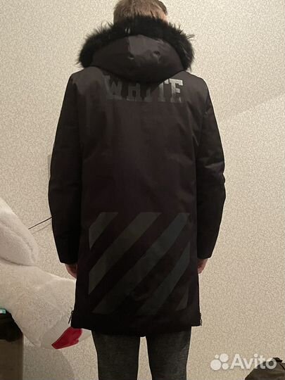 Мужская зимняя парка с мехом