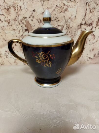 Заварные фарфоровые чайники времен СССР