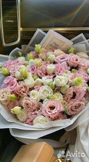 Букет цветы эустома