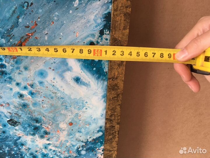 Картина в раме абстракция на двп