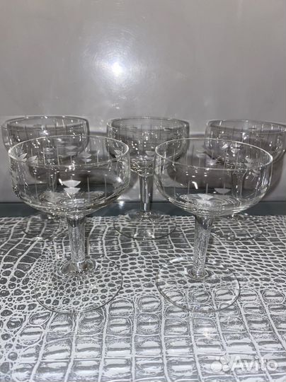 Набор стопок на ножке СССР