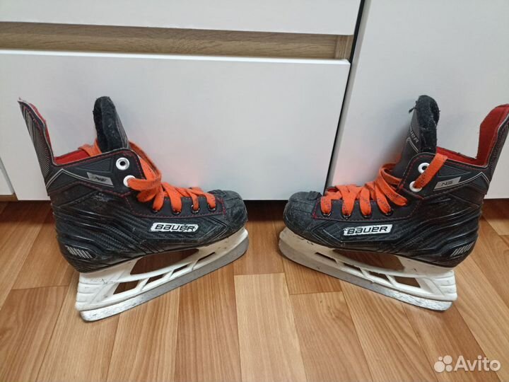 Хоккейные коньки bauer 33.5