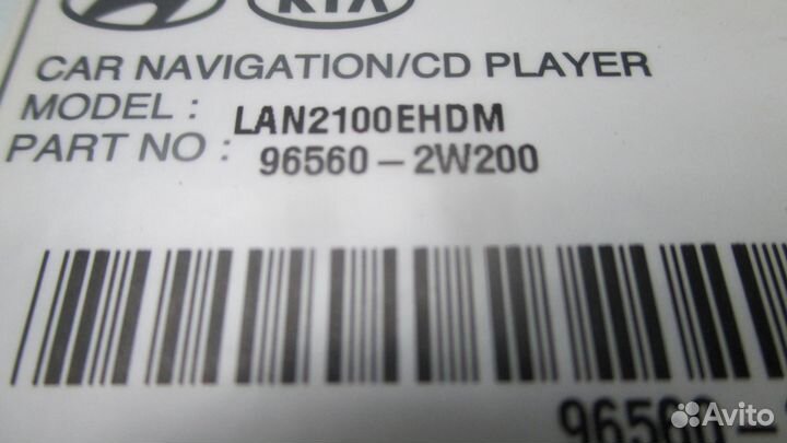 Магнитола Hyundai Santa Fe 965602W200