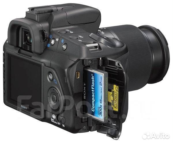 Фотоаппарат Sony А100. зу акб CF ремень,объектив