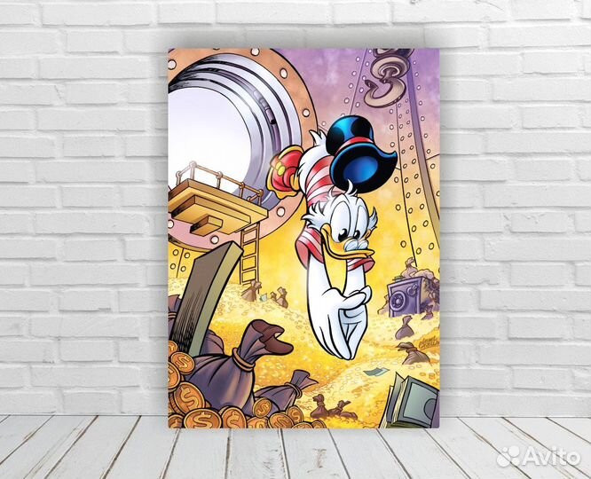 Картины Скрудж Макдак. Денежные картины
