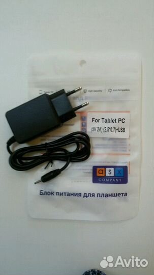 Блок питания ASX для эл. книг и планшетов (5V2A)