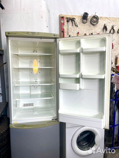 Рабочий холодильник LG 188 см б/у