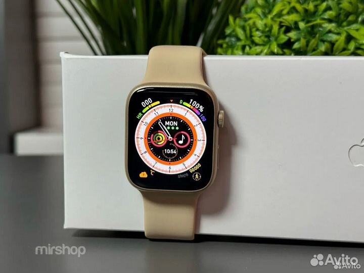 Apple Watch 8 (Новые, Гарантия) бежевые