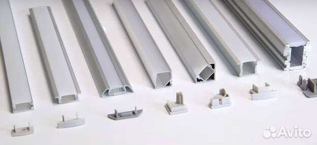 Профиль для светодиодной ленты алюминиевый