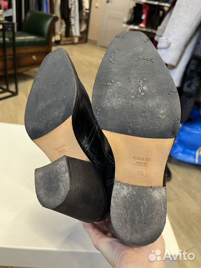 Полусапоги казаки Ganni 36 Италия