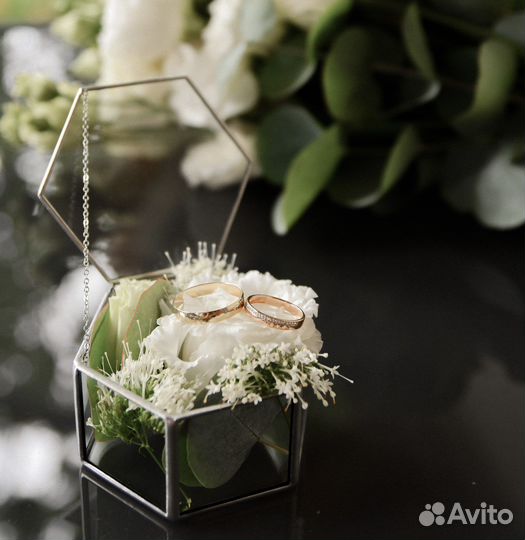 Коробочка для колец на свадьбу