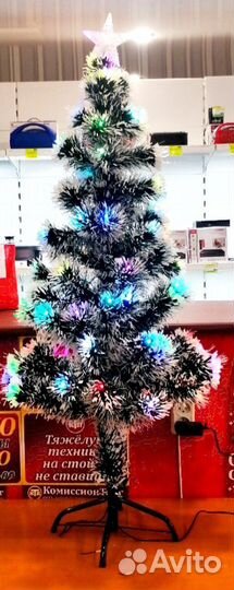 Елка новогодняя светящаяся 1м