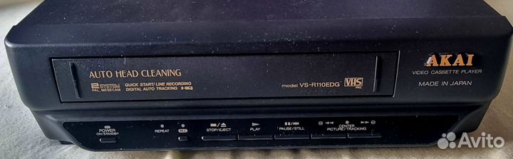 Видеоплеер akai Made in Japan VHS