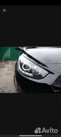 Стёкла Hyunday solaris 2