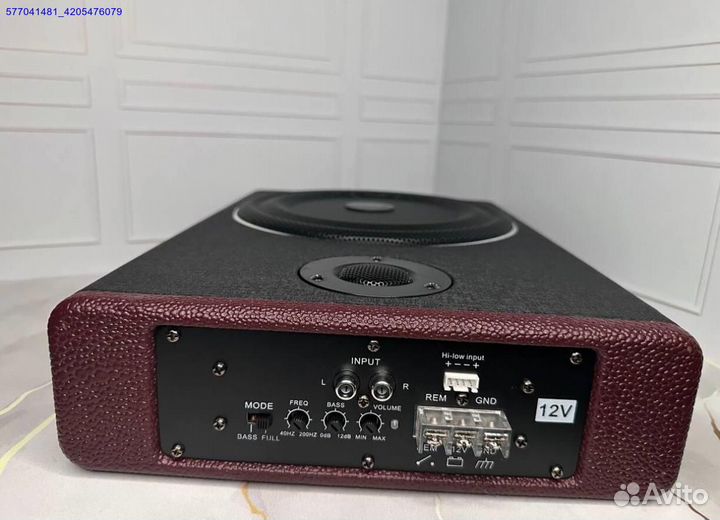 Новый активный сабуфер Pioneer 801A 2000W 20x13 см