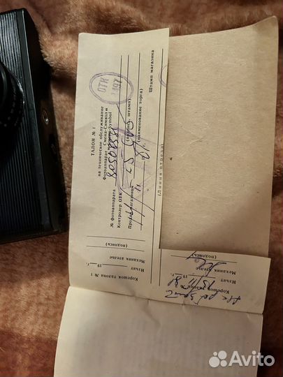 Старый фотоаппарат смена