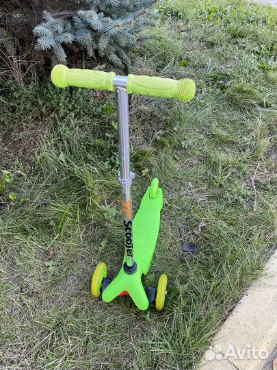 Самокат детский трехколесный бу