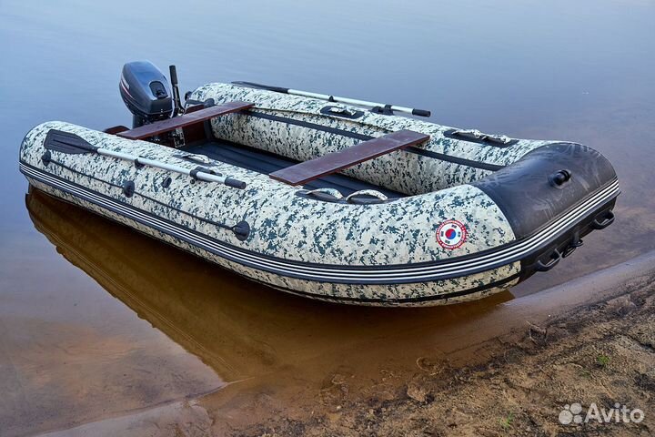 Лодка mishimo lite 320 Камуфляж пиксель (зеленый)