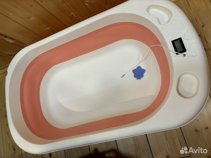 Ванночка для купания складная с матрасиком