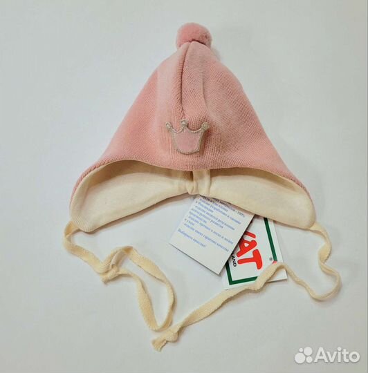 Шапка для девочки шерстяная киват kivat