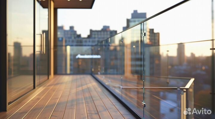 Стеклянные ограждения