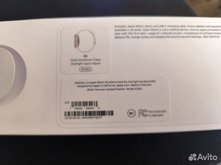 Часы Apple watch SE 40 mm