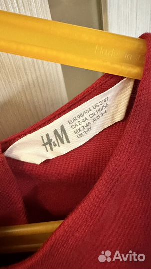 Платье для девочки hm 104