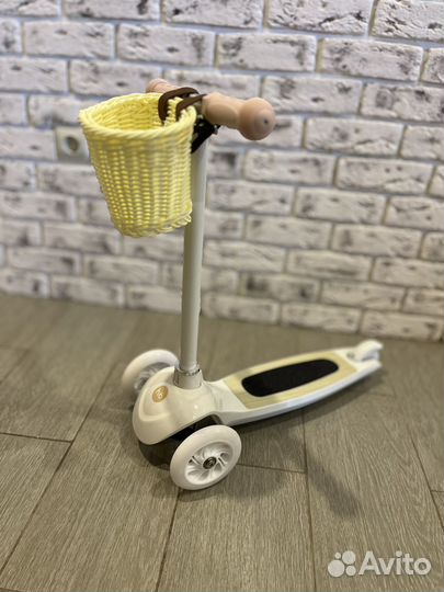 Новый самокат детский трехколесный happy baby