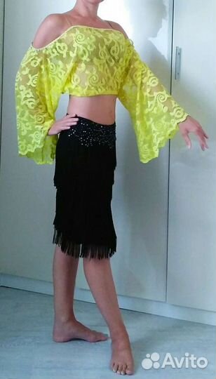 Платье для бальных танцев латина Ю2-Взр