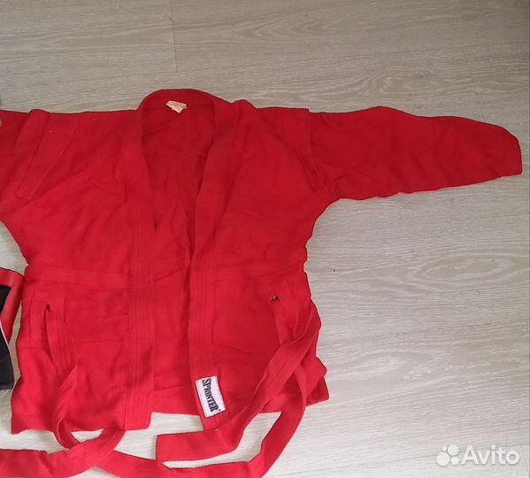 Самбовка для мальчика красная
