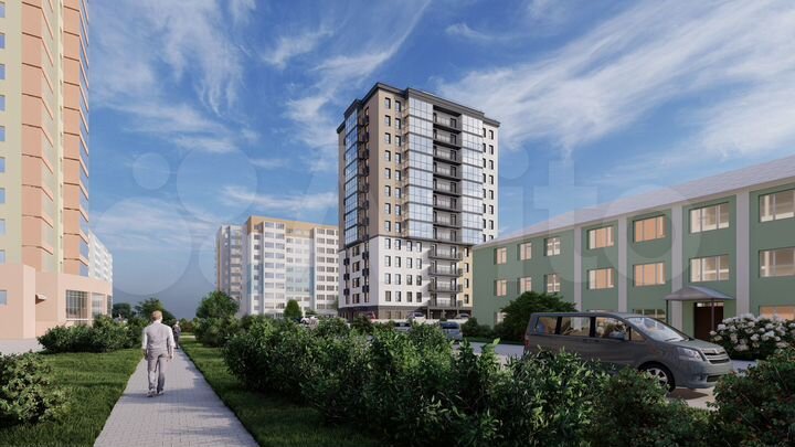 3-к. квартира, 73,2 м², 10/12 эт.