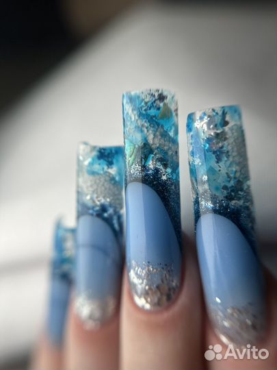 Наращивание ногтей, модель