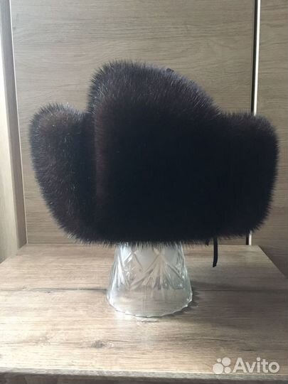 Мужская шапка норка