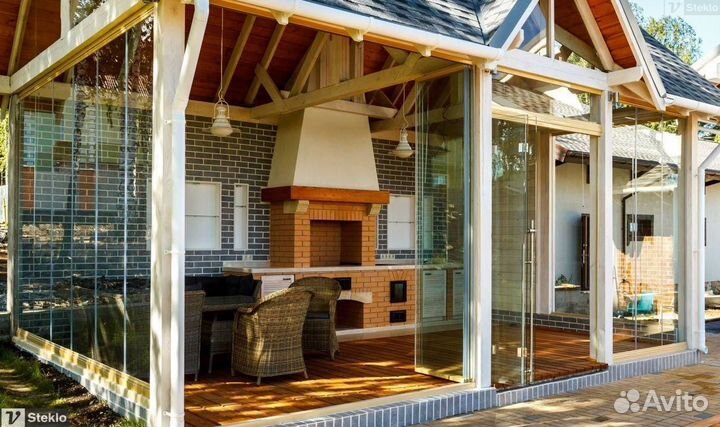 Раздвижные алюминиевые окна (книжка)