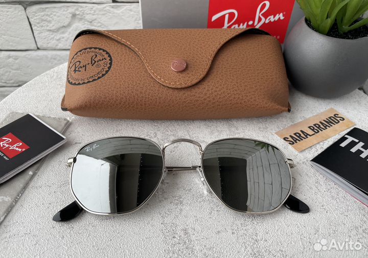 Солнцезащитные очки ray ban зеркальные