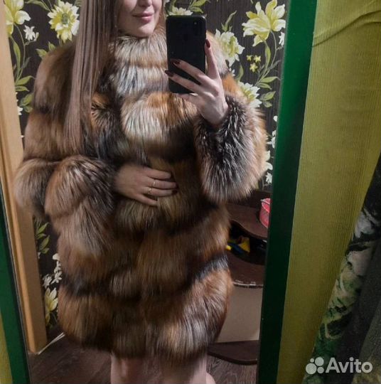Шуба из лисы