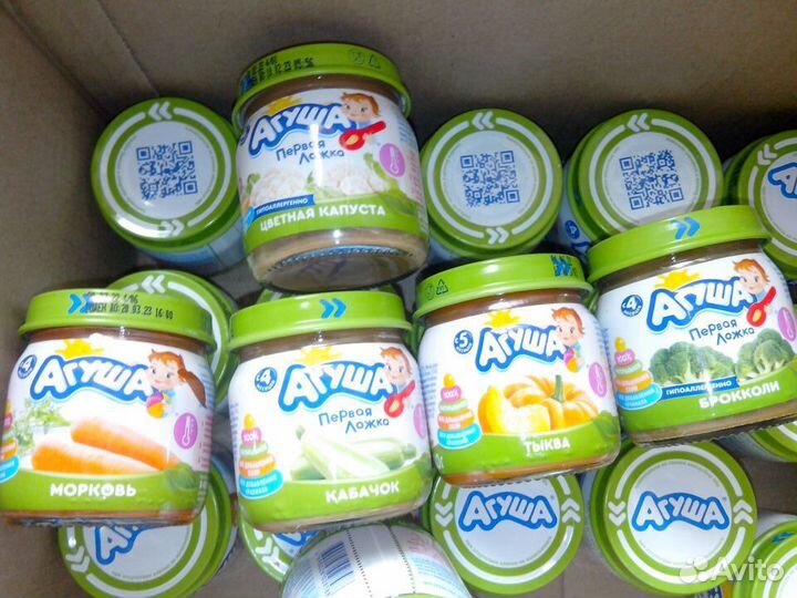 Овощное пюре Агуша. Обмен