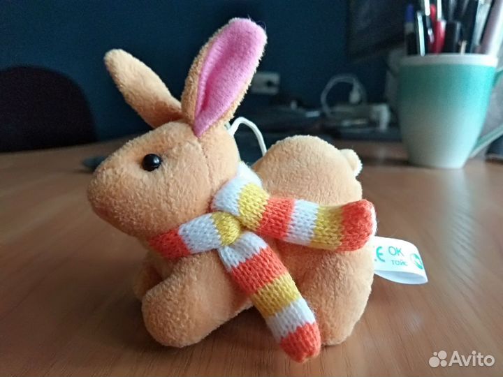 Детские игрушки. Мишка, заяц, собачка