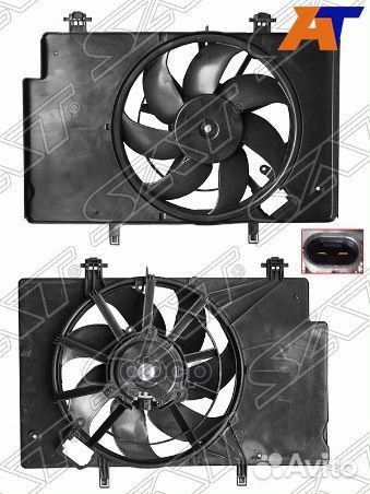 Диффузор радиатора в сборе ford fiesta 08/B-MA