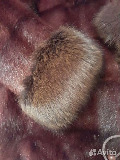 Полушубок женский из натурального меха