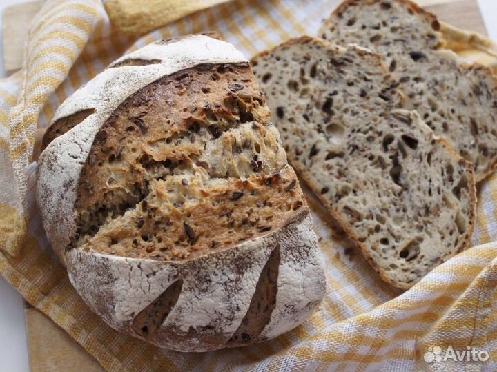 Домашняя выпечка, хлеб на закваске