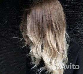 Сливочный блонд, услуги парикмахера