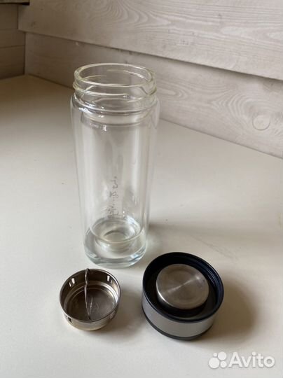 Термос стеклянный